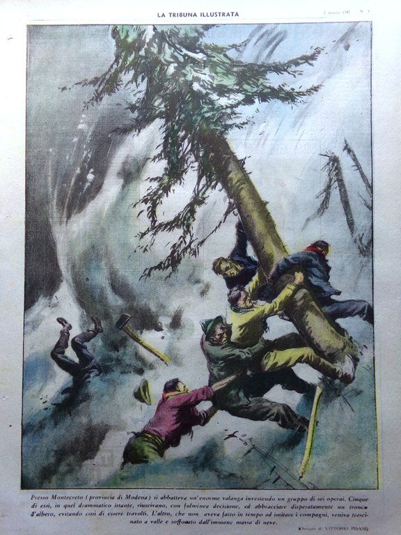 La Tribuna Italia Illustrata 2 Marzo 1947 Vamp Russel Sermone …