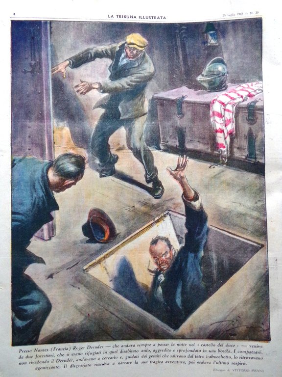La Tribuna Italia Illustrata 20 Luglio 1947 Portieri Brevetti Gioielli …