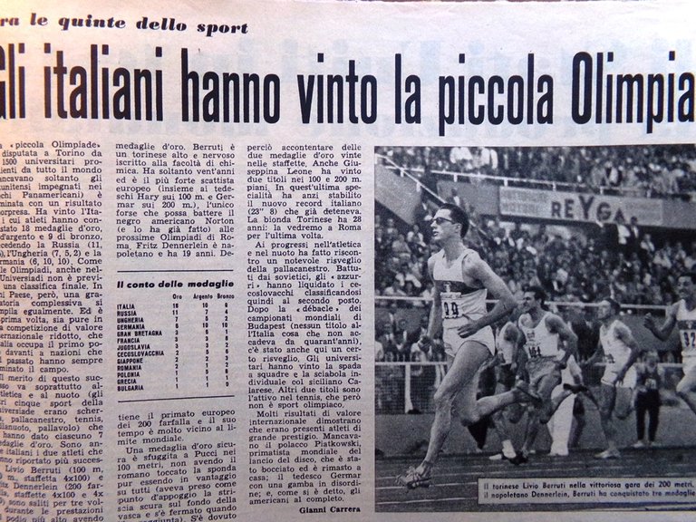 La Tribuna Italia Illustrata 20 Settembre 1959 America Russia Martel …