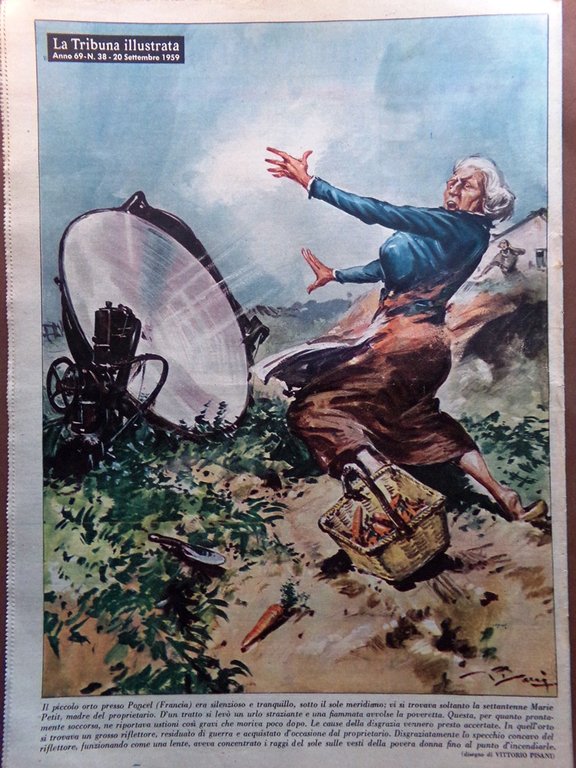 La Tribuna Italia Illustrata 20 Settembre 1959 America Russia Martel …