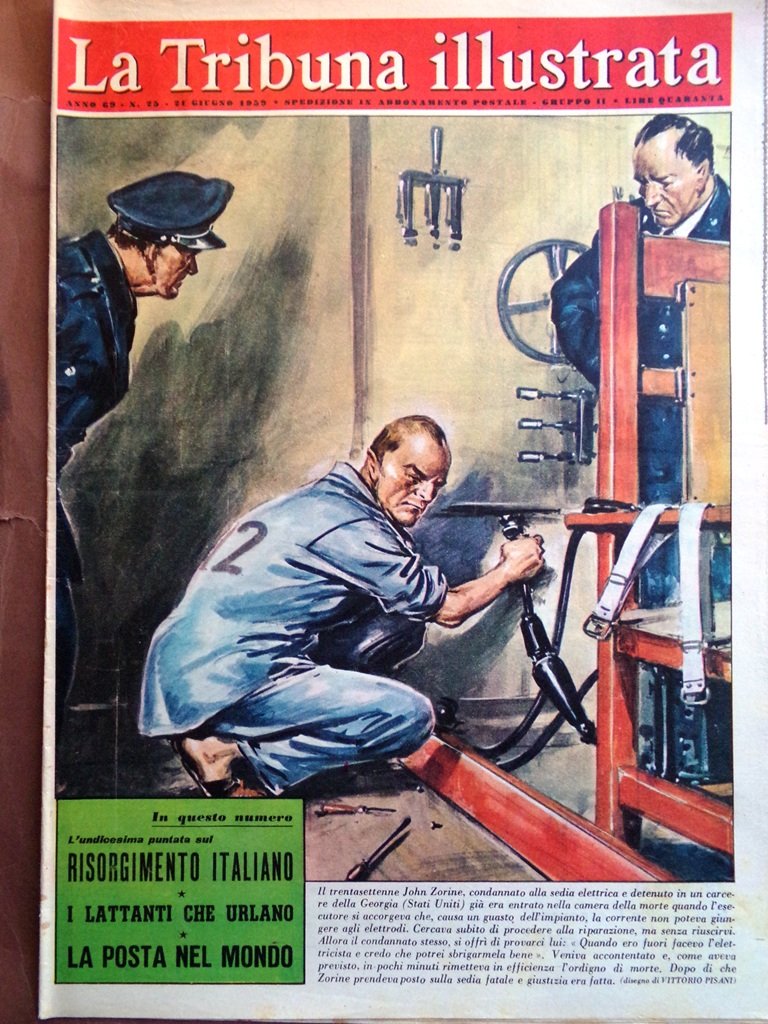 La Tribuna Italia Illustrata 21 Giugno 1959 Lyda Borelli Massignan …