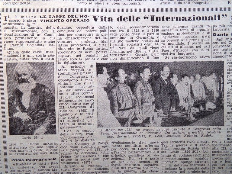 La Tribuna Italia Illustrata 22 Aprile 1945 WW2 Tesoro Germania …