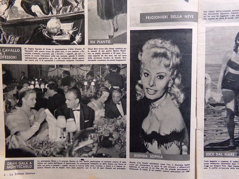 La Tribuna Italia Illustrata 22 Febbraio 1959 Cabala Comicità Voto …