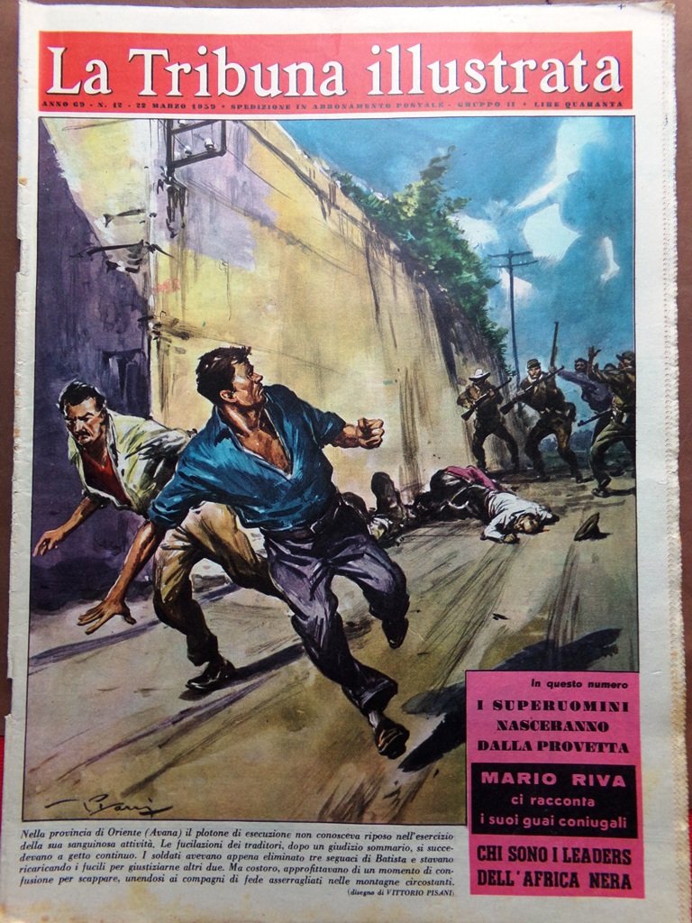 La Tribuna Italia Illustrata 22 Marzo 1959 Leader Africa Riva …