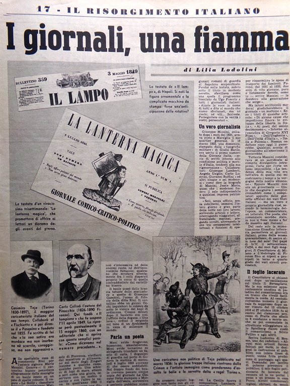 La Tribuna Italia Illustrata 22 Novembre 1959 Fame Mondo Sordi …