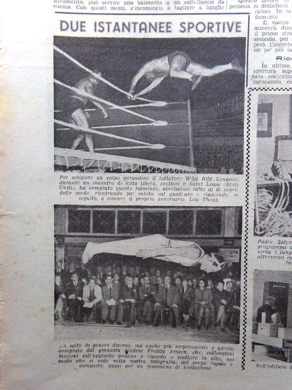 La Tribuna Italia Illustrata 23 Febbraio 1947 Igloo Radio Vaticano …