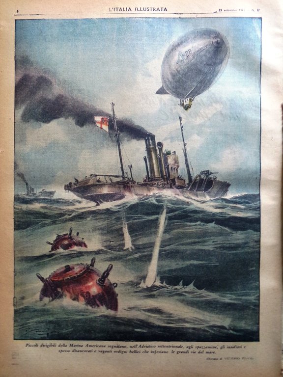 La Tribuna Italia Illustrata 23 Settembre 1945 Criminali Tedeschi Radar …