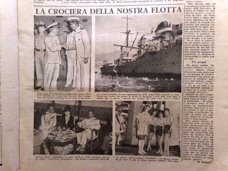 La Tribuna Italia Illustrata 24 Agosto 1947 Indipendenza India Crociera …