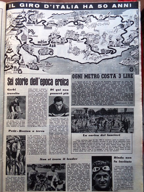 La Tribuna Italia Illustrata 24 Maggio 1959 Giro d'Italia Garbo …