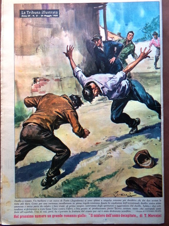 La Tribuna Italia Illustrata 24 Maggio 1959 Giro d'Italia Garbo …