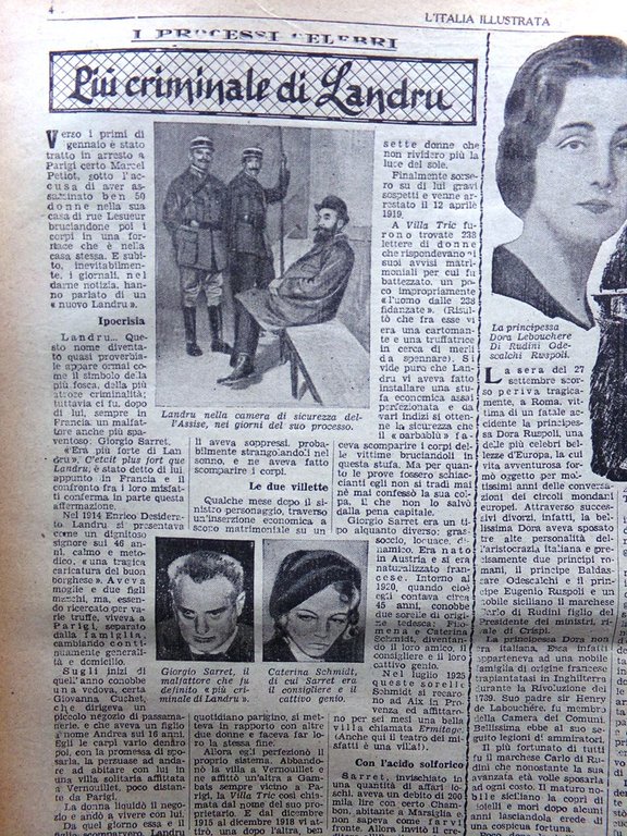 La Tribuna Italia Illustrata 25 Febbraio 1945 WW2 Dante Di …