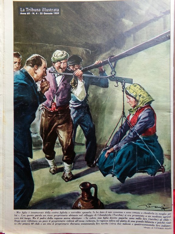 La Tribuna Italia Illustrata 25 Gennaio 1959 Fuji Novarro Astor …