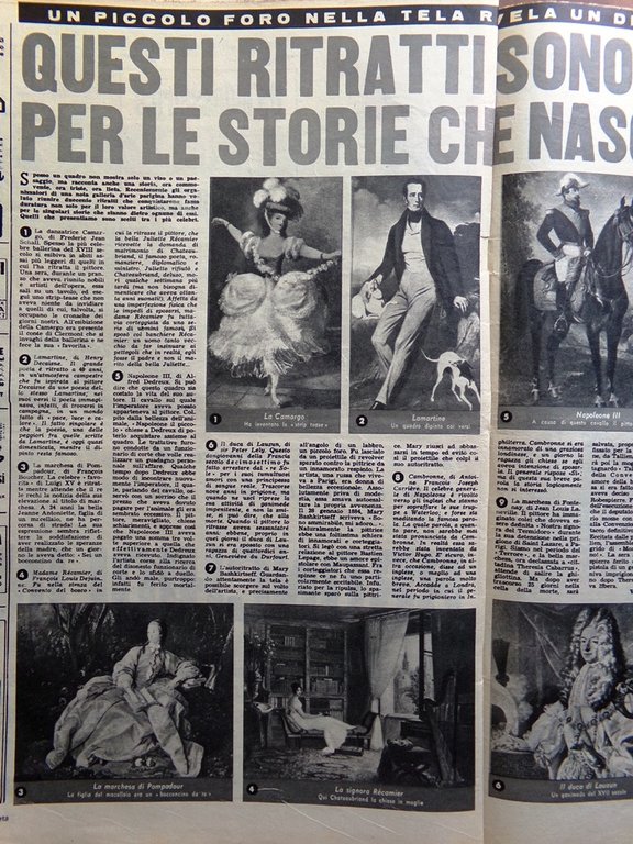 La Tribuna Italia Illustrata 25 Gennaio 1959 Fuji Novarro Astor …