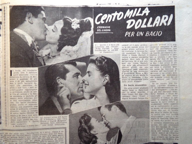 La Tribuna Italia Illustrata 26 Gennaio 1947 Fausto Coppi Tricolore …