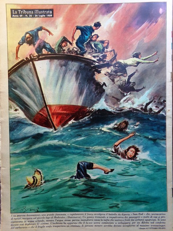 La Tribuna Italia Illustrata 26 Luglio 1959 Joe Sentieri Callas …