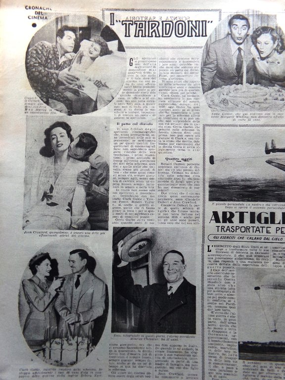 La Tribuna Italia Illustrata 27 Aprile 1947 Van Meegeren Porto …