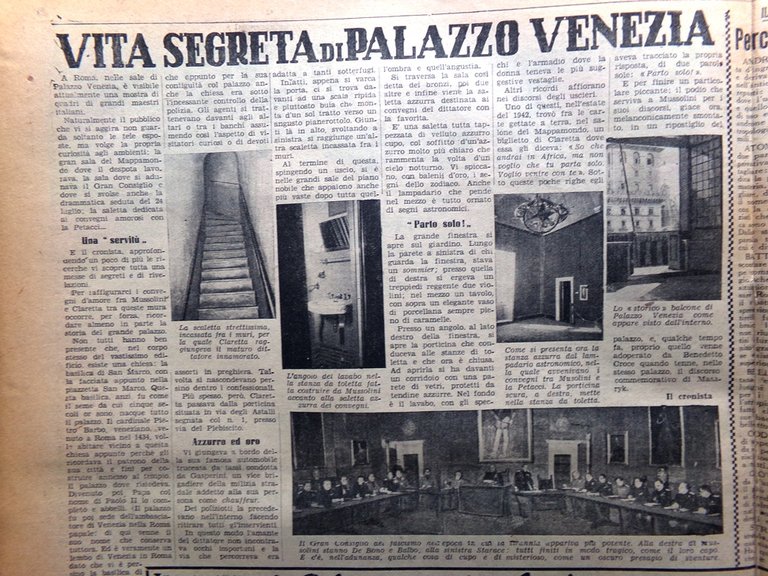 La Tribuna Italia Illustrata 28 Ottobre 1945 Esodo Civili Palazzo …