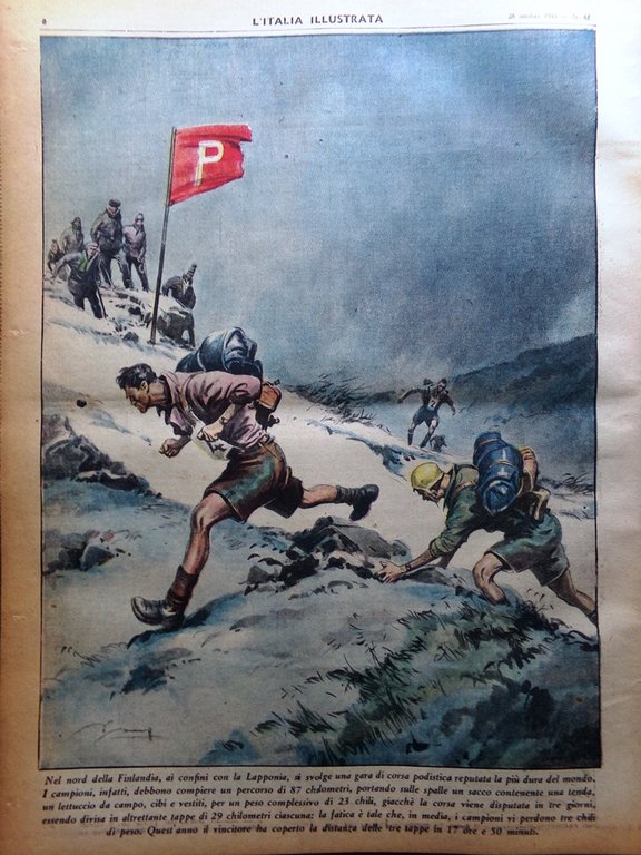 La Tribuna Italia Illustrata 28 Ottobre 1945 Esodo Civili Palazzo …