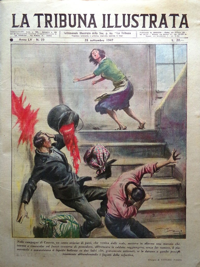 La Tribuna Italia Illustrata 28 Settembre 1947 Sepolcro Esodi in …