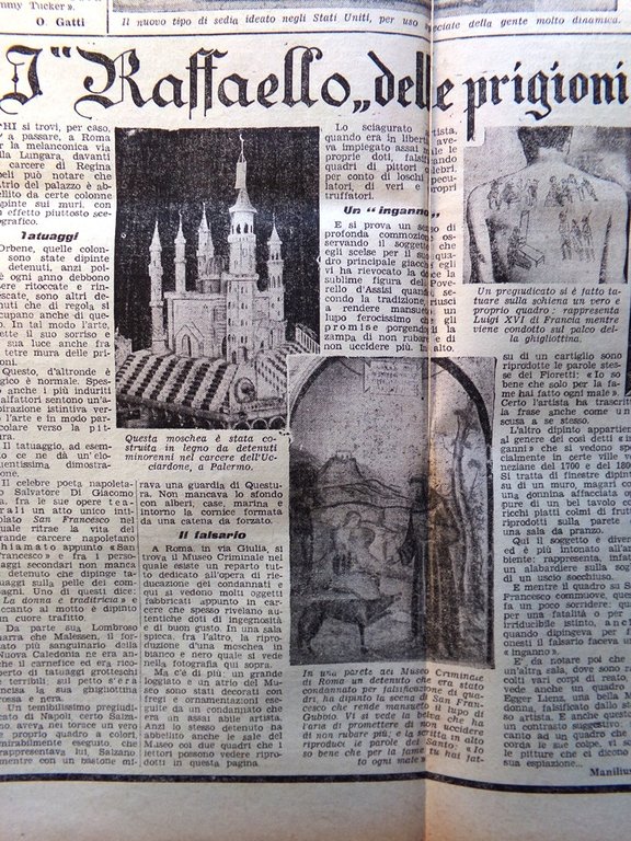 La Tribuna Italia Illustrata 29 Aprile 1945 WW2 Flavio Frassetto …