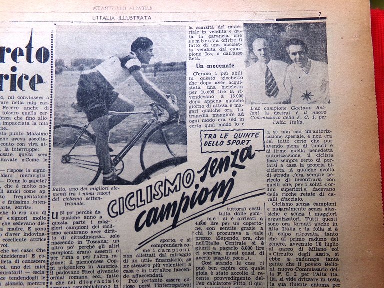 La Tribuna Italia Illustrata 29 Luglio 1945 WW2 Ciancotti Ceylon …