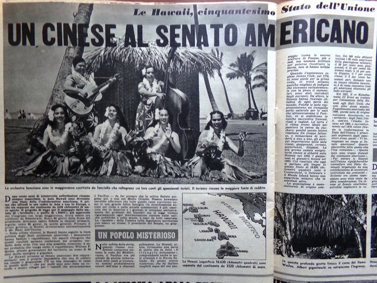 La Tribuna Italia Illustrata 29 Marzo 1959 Maresca Coppi Thorvaldsen …