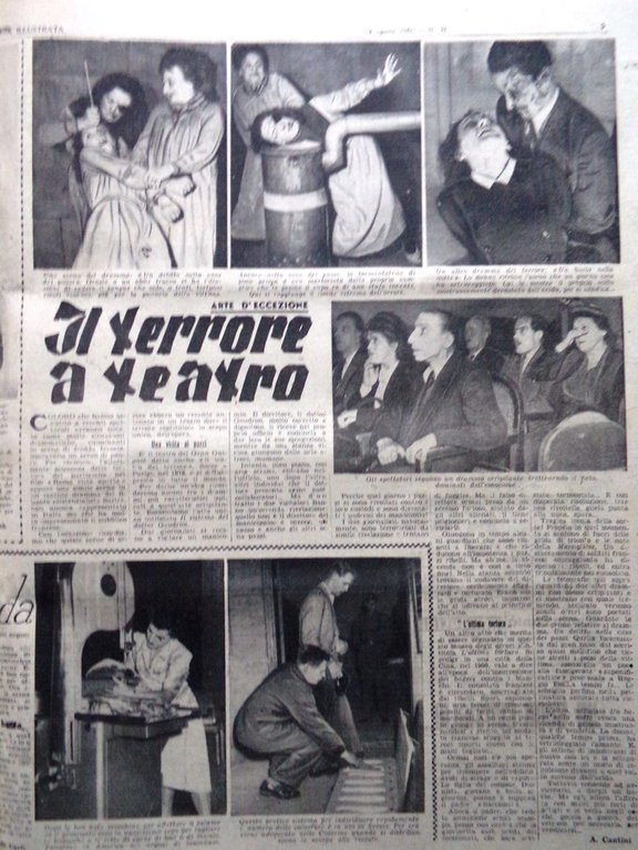 La Tribuna Italia Illustrata 3 Agosto 1947 Tragedia Albenga Morte …