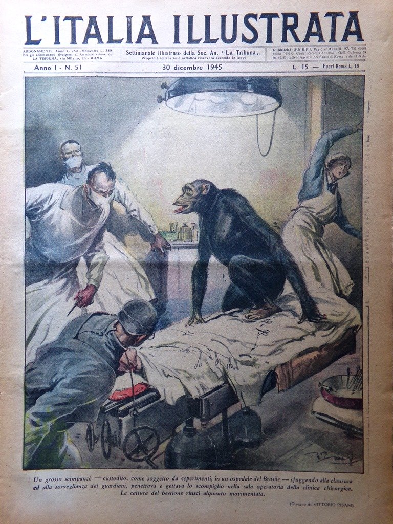 La Tribuna Italia Illustrata 30 Dicembre 1945 Boy Scout Greta …