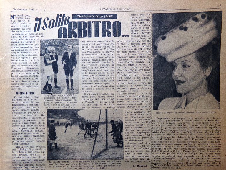 La Tribuna Italia Illustrata 30 Dicembre 1945 Boy Scout Greta …