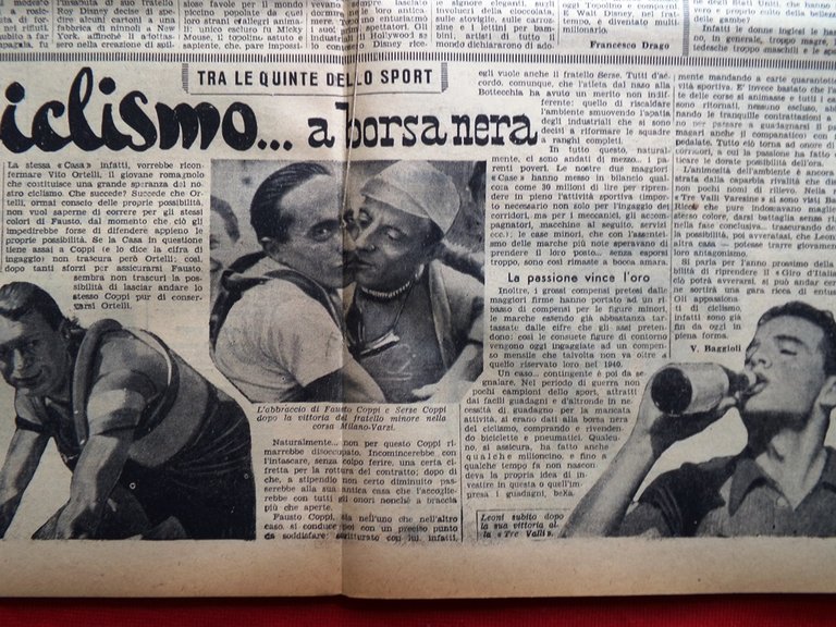 La Tribuna Italia Illustrata 30 Settembre 1945 Walt Disney Fleming …