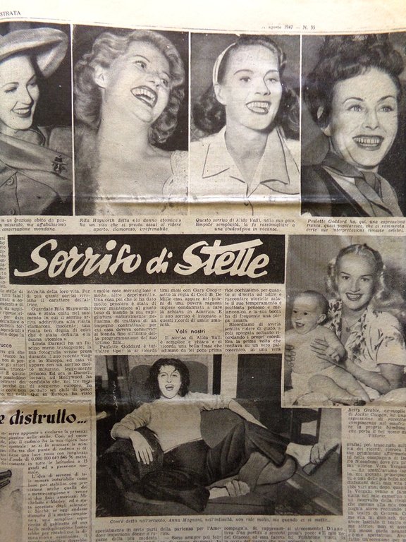 La Tribuna Italia Illustrata 31 Agosto 1947 Processo di Dachau …