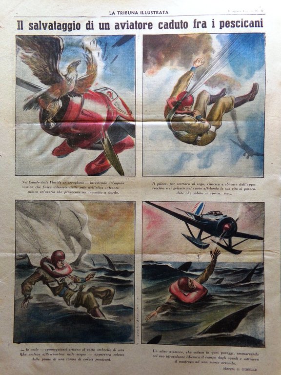 La Tribuna Italia Illustrata 31 Agosto 1947 Processo di Dachau …