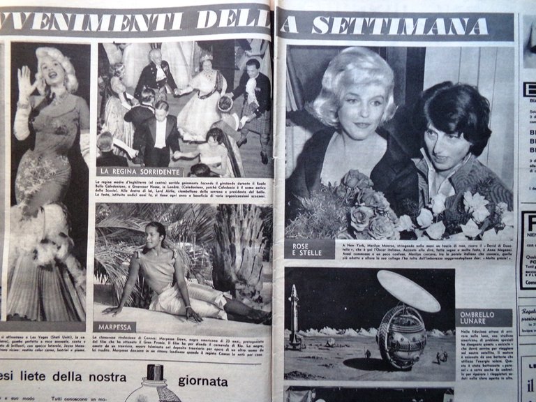 La Tribuna Italia Illustrata 31 Maggio 1959 Padre Pio Marilyn …
