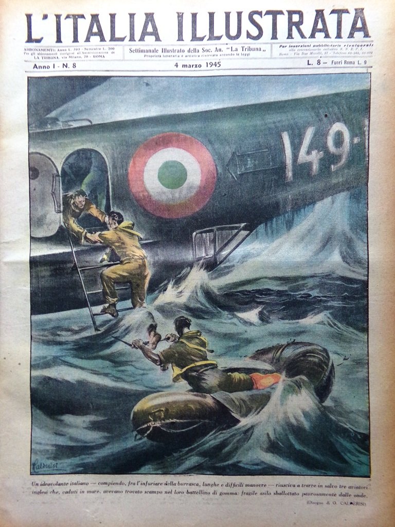 La Tribuna Italia Illustrata 4 Marzo 1945 WW2 Esercito Italiano …