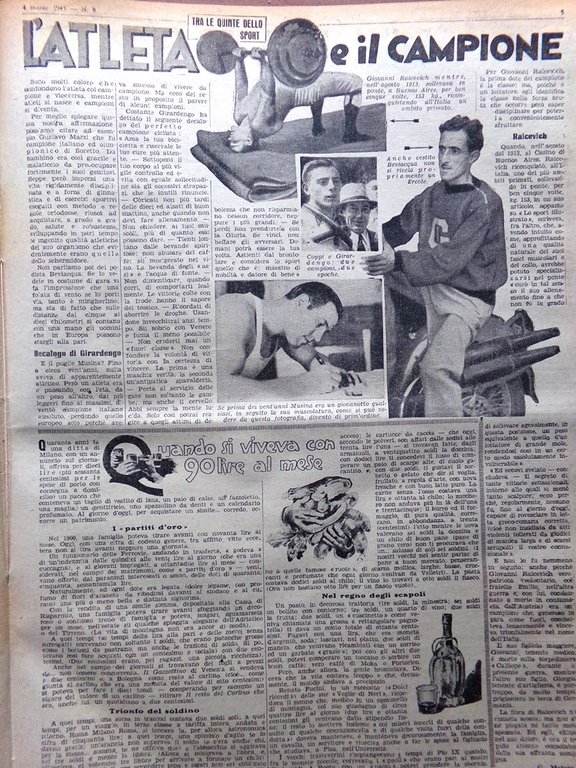La Tribuna Italia Illustrata 4 Marzo 1945 WW2 Esercito Italiano …