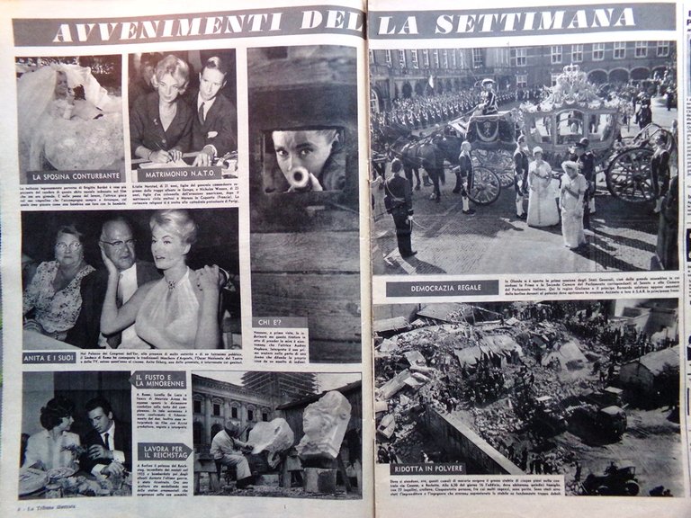 La Tribuna Italia Illustrata 4 Ottobre 1959 Stregoni Colavito Mansfield …