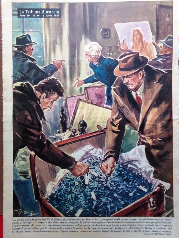 La Tribuna Italia Illustrata 5 Aprile 1959 Dietrich Rivolta Tibet …