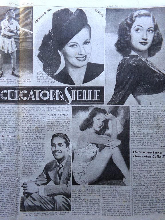 La Tribuna Italia Illustrata 6 Aprile 1947 Cadetti Russi Croce …