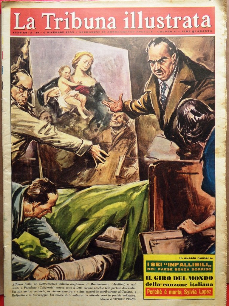 La Tribuna Italia Illustrata 6 Dicembre 1959 Sylvia Lopez Crosby …