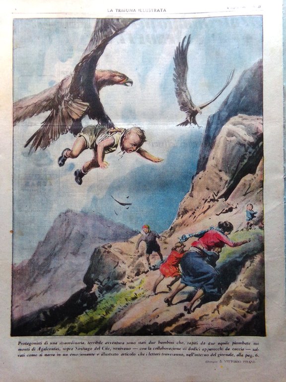 La Tribuna Italia Illustrata 6 Luglio 1947 Evita Peron Scandali …