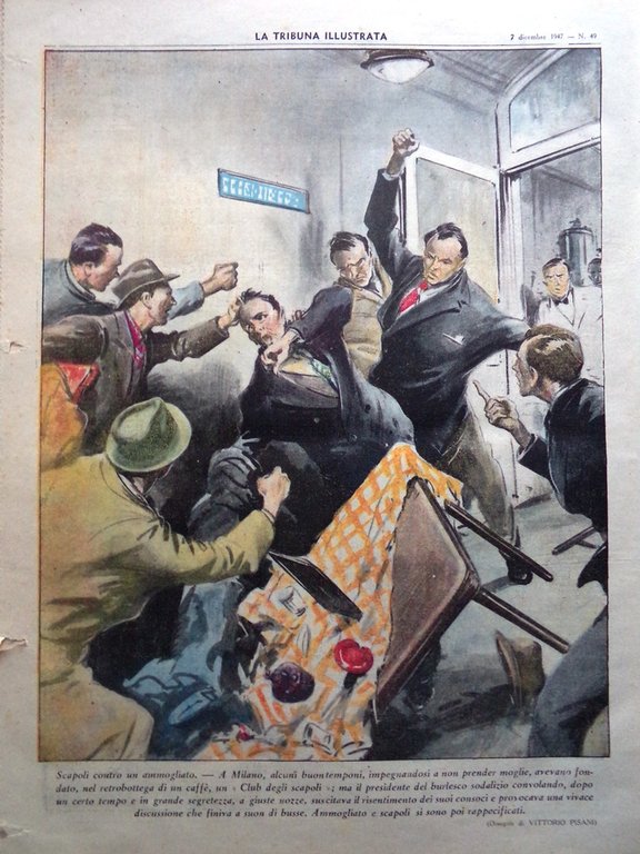 La Tribuna Italia Illustrata 7 Dicembre 1947 Processo Graziosi Nazionale …