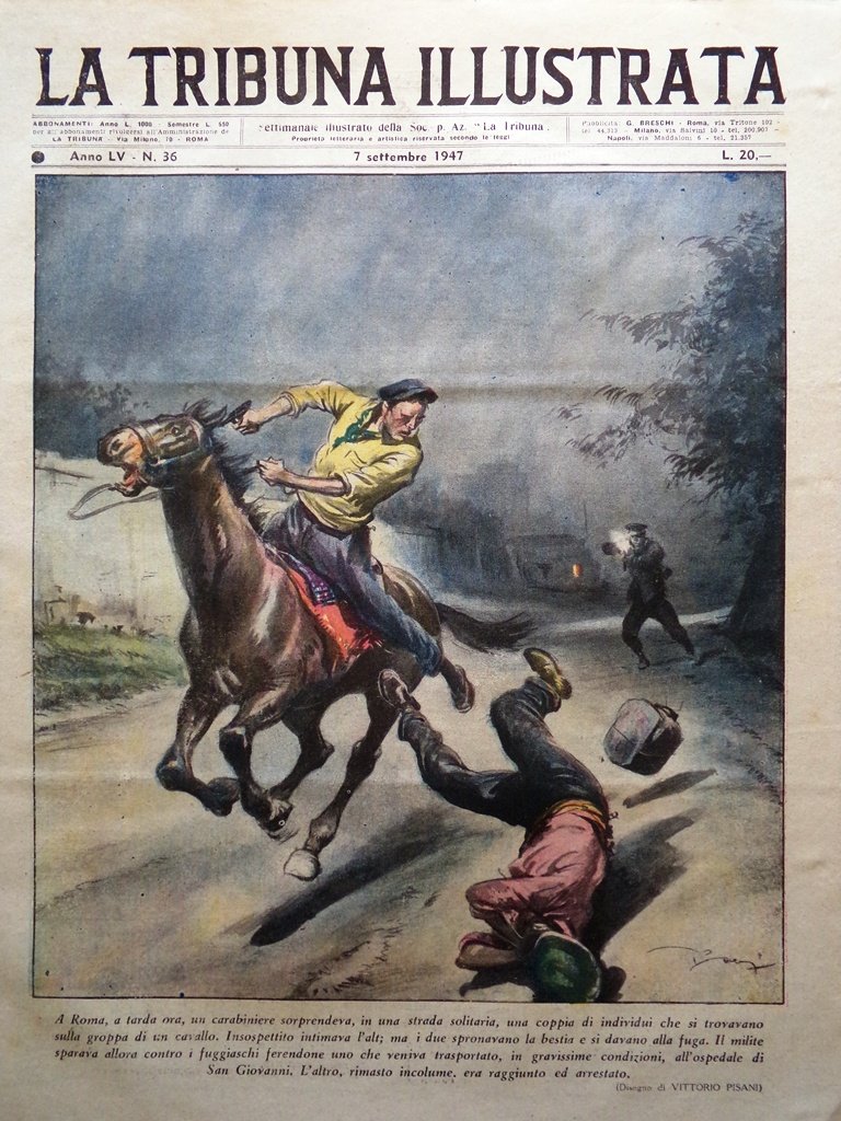 La Tribuna Italia Illustrata 7 Settembre 1947 Waksman Segreti del …