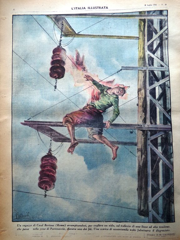 La Tribuna Italia Illustrata 8 Luglio 1945 WW2 Piazza Rossa …