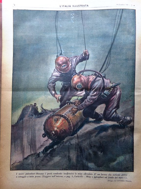 La Tribuna Italia Illustrata 9 Dicembre 1945 Processo Norimberga Bruchsal …