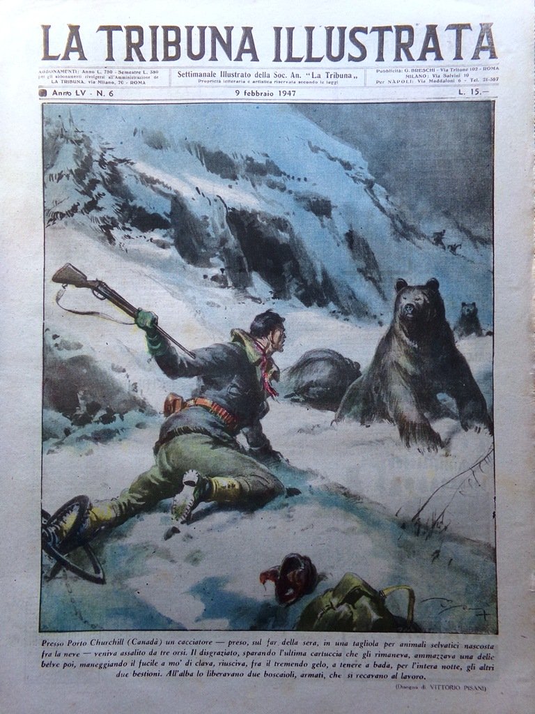 La Tribuna Italia Illustrata 9 Febbraio 1947 Coppie Cinema Maragià …