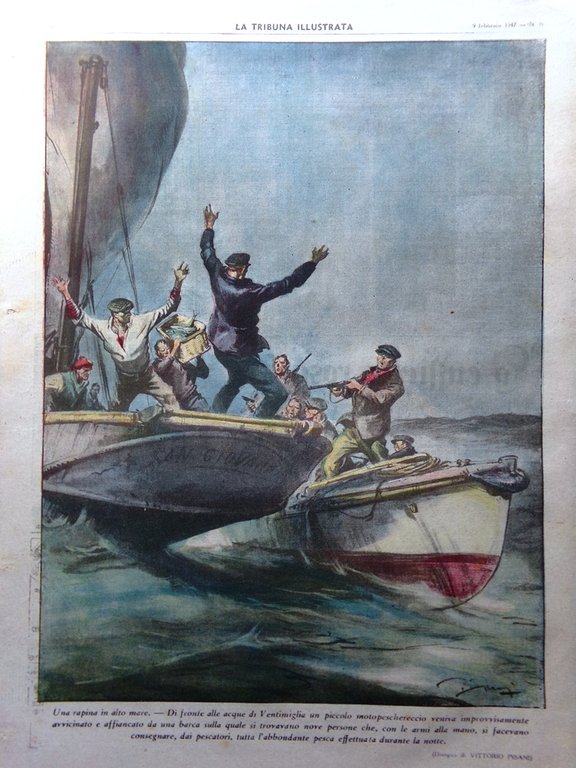 La Tribuna Italia Illustrata 9 Febbraio 1947 Coppie Cinema Maragià …