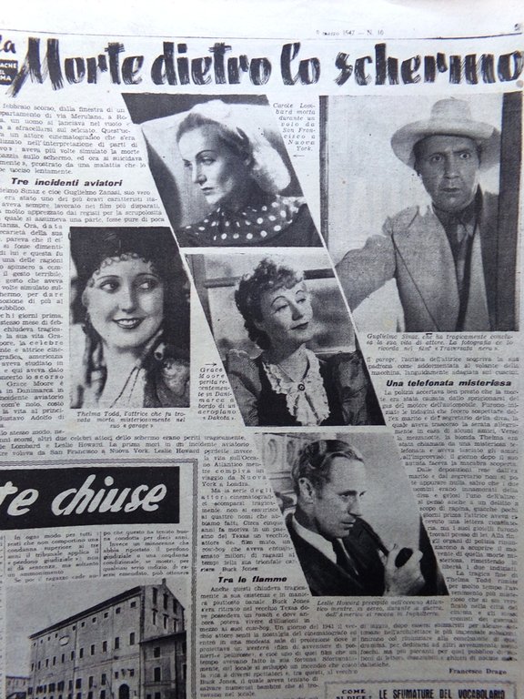 La Tribuna Italia Illustrata 9 Marzo 1947 Nicosia Coppi Giappone …