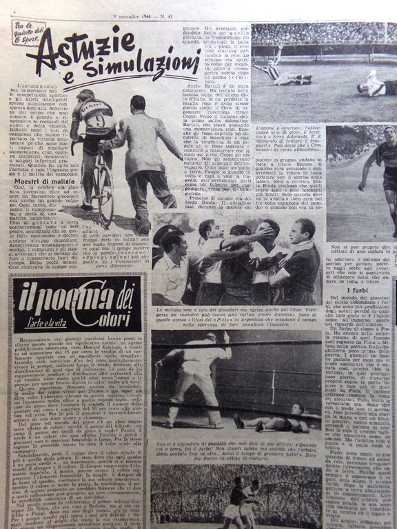 La Tribuna Italia Illustrata 9 Novembre 1947 Mostro della Salaria …