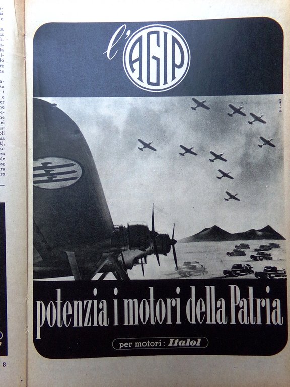 Le Vie d'Italia Luglio 1943 Renato Fucini Dolomiti Patrasso Case …