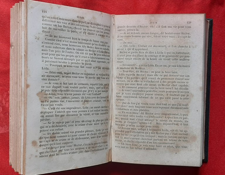 Libro Antico Originale del 1856 di Frédéric Soulié Julie La …